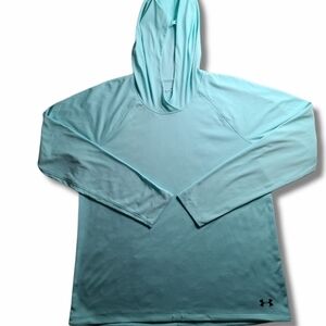 𝅺UNDER Armour Blue Heatgear Loose Fit Hoodie